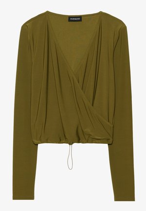 Even&Odd Topper langermet - olive