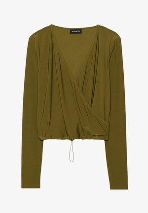 Even&Odd, T-shirt à manches longues - olive