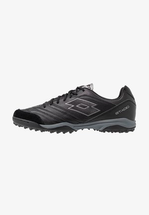 Lotto STADIO 300 II TF - Kopačky na umelý trávnik - all black/gravity titan