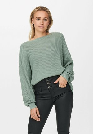 SAUM RUNDHALS STRUKTUR ON - Jumper - mint