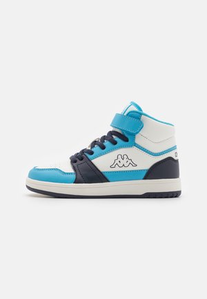 Kappa UNISEX - Sneakers high - white/blue marine
