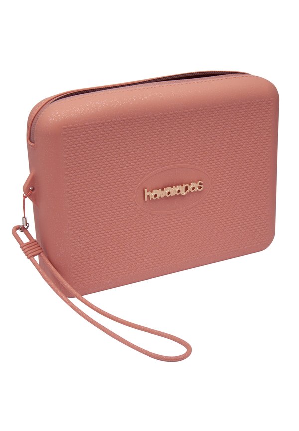 HAVAIANAS BEACH NECESSAIRE GLITTER - Wash bag - crocus rose