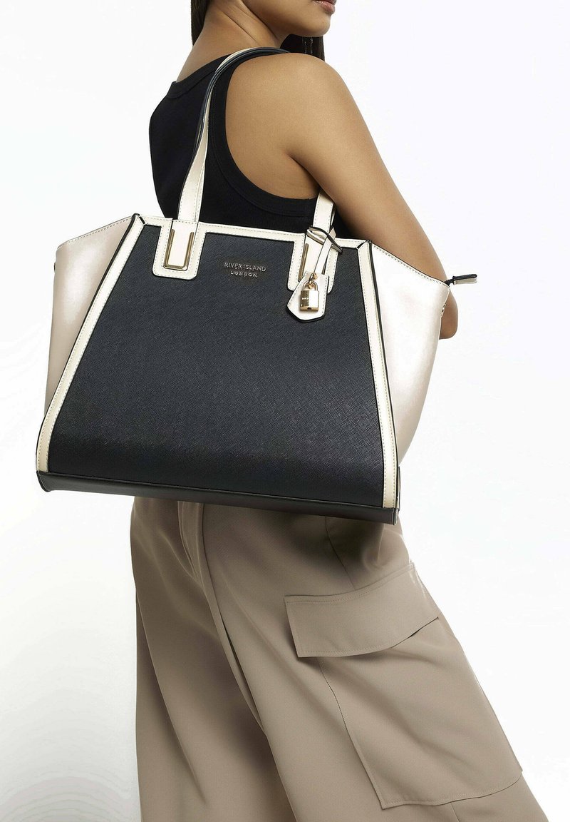 River Island Shopping Bag black/schwarz Zalando.at