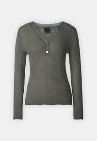 PERLAGE MAGLIA - Camisola - grigio/argento