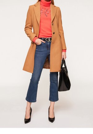 Klassischer Mantel - beige