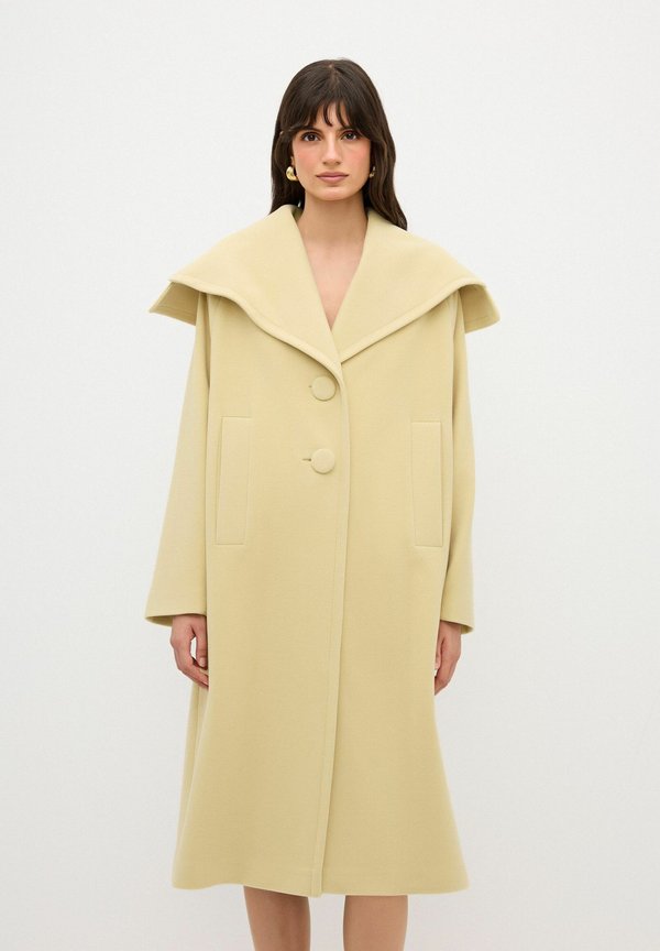 WIDE COLLAR - Klassischer Mantel - light lime