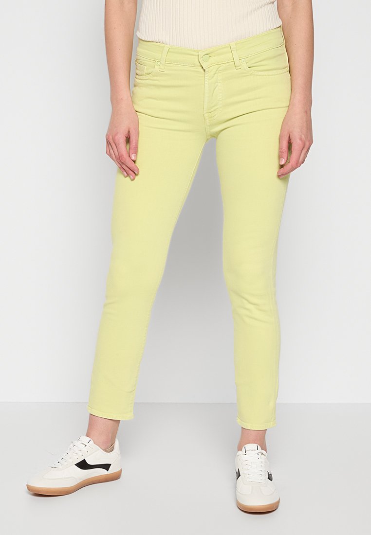 7 For All Mankind Slim fit jeans geel 7 For All Mankind Slim fit jeans geel