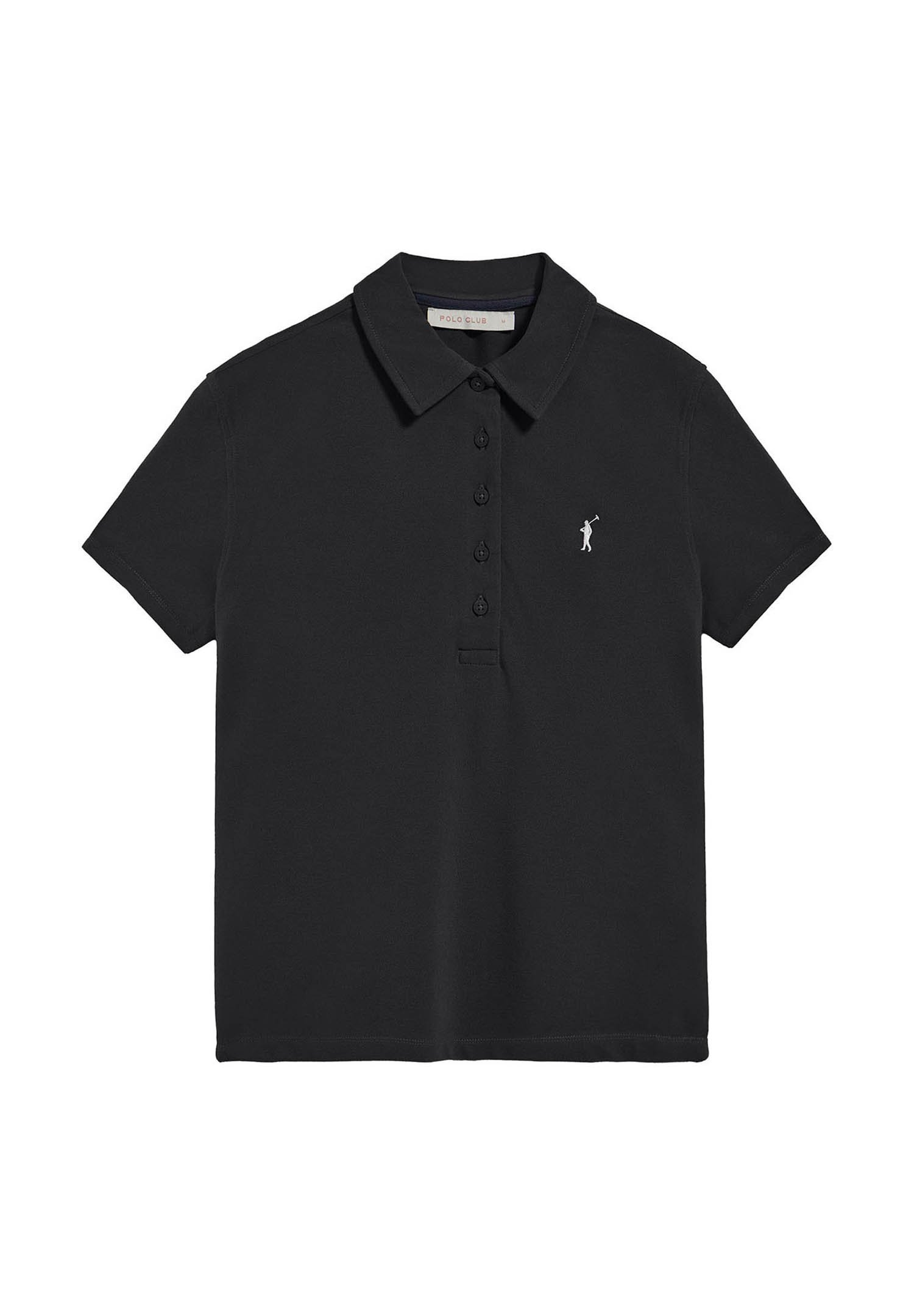Polo Club SLIM FIT BUTTONS PEREIRA - Polo - black/noir - ZALANDO.FR