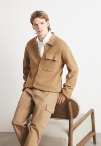 BOSS DELWINO - Cardigan - open beige
