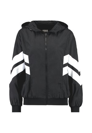 Urban Classics Treningsjakke - black/white