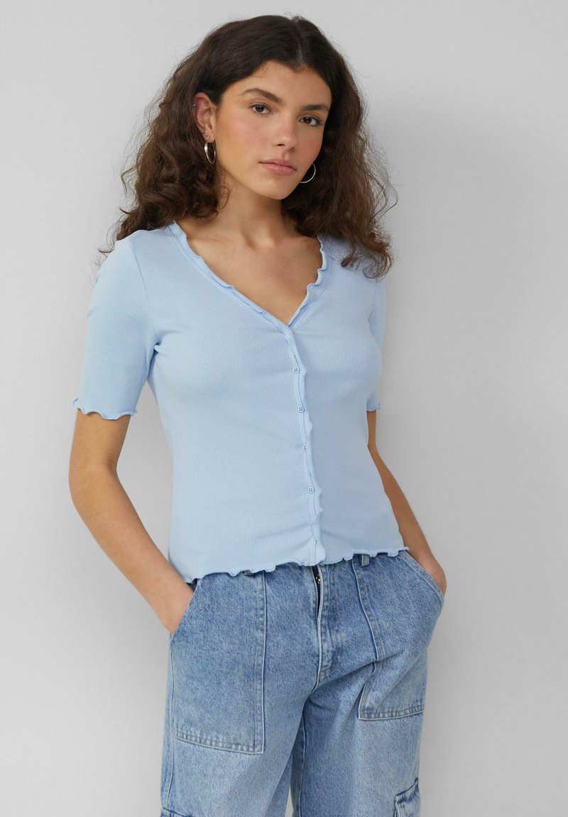 QS BABYLOCK-RANDEN - Hemd - hellblau