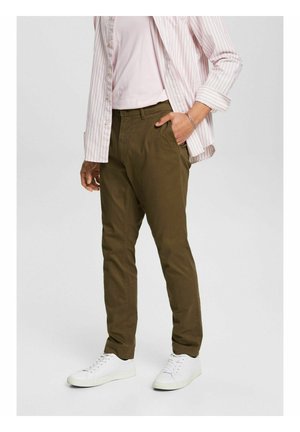 Esprit SLIM FIT - Chino - khaki green