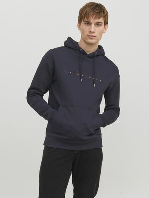 JJESTAR  HOOD - Sweatshirt - dark navy