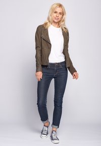 Maze Veste en cuir - shadow