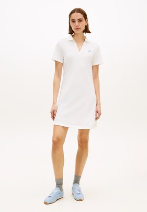 Tommy Hilfiger 1985 LOGO EMBROIDERY MINI POLO DRESS - Φόρεμα ημέρας - ecru