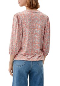 s.Oliver MIT AUSSCHNITT - Langarmshirt - orange