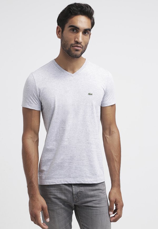 Basic T-shirt - argent chine