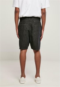 Urban Classics BERMUDA - Kratke hlače od trapera - black washed