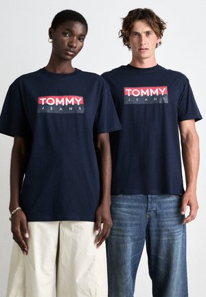 ENTRY TEE UNISEX - Camiseta estampada - dark night navy