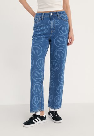 Even&Odd Jeansy Straight Leg - blue denim