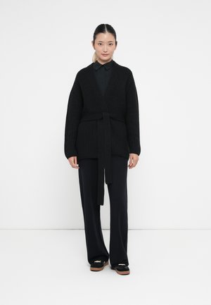 WRAPPED CARDI - Kardigán - black