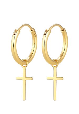 Elli CROSS CLASSIC - Ohrringe - gold