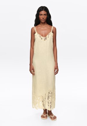 BIMBA Y LOLA, Vestido largo - amarillo claro