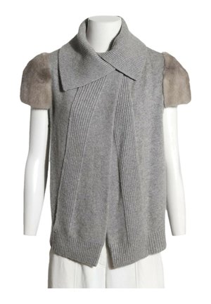 CELINE KNITWEAR GREY - Gilet - grey