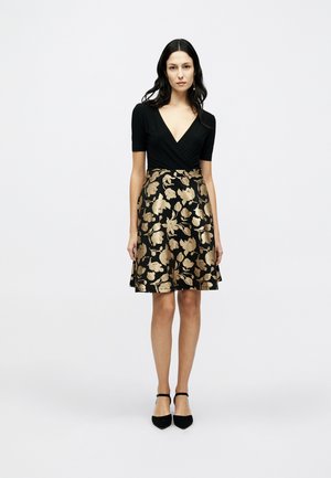 Jurk - black/champagne
