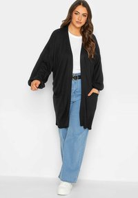 Yours Clothing BALLOON SLEEVE FINE - Neuletakki - black