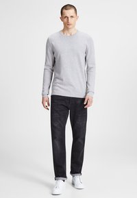 Jack & Jones JJEBASIC CREW NECK NOOS - Neule - light grey