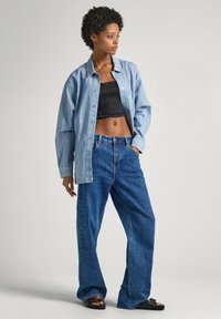 Pepe Jeans RIVER  STRIPE - Camicia - denim