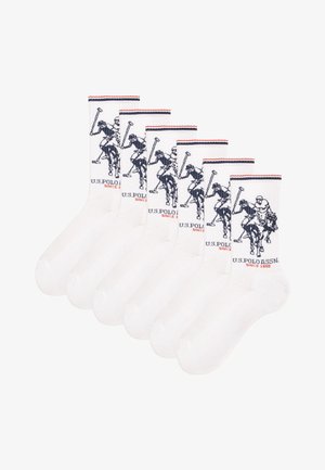 U.S. Polo Assn. 6 PACK - Sokken - white