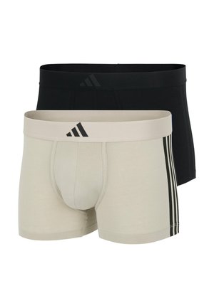 LOW RISE 2PACK - Calzoncillos - noir-beige
