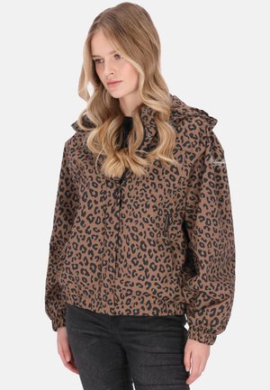 Vízálló dzseki - dark beige black leo