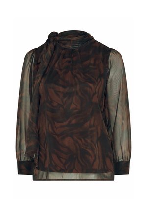 Yours Clothing, PLUS SIZE BLOUSES & SHIRTS - Blusa - dark brown