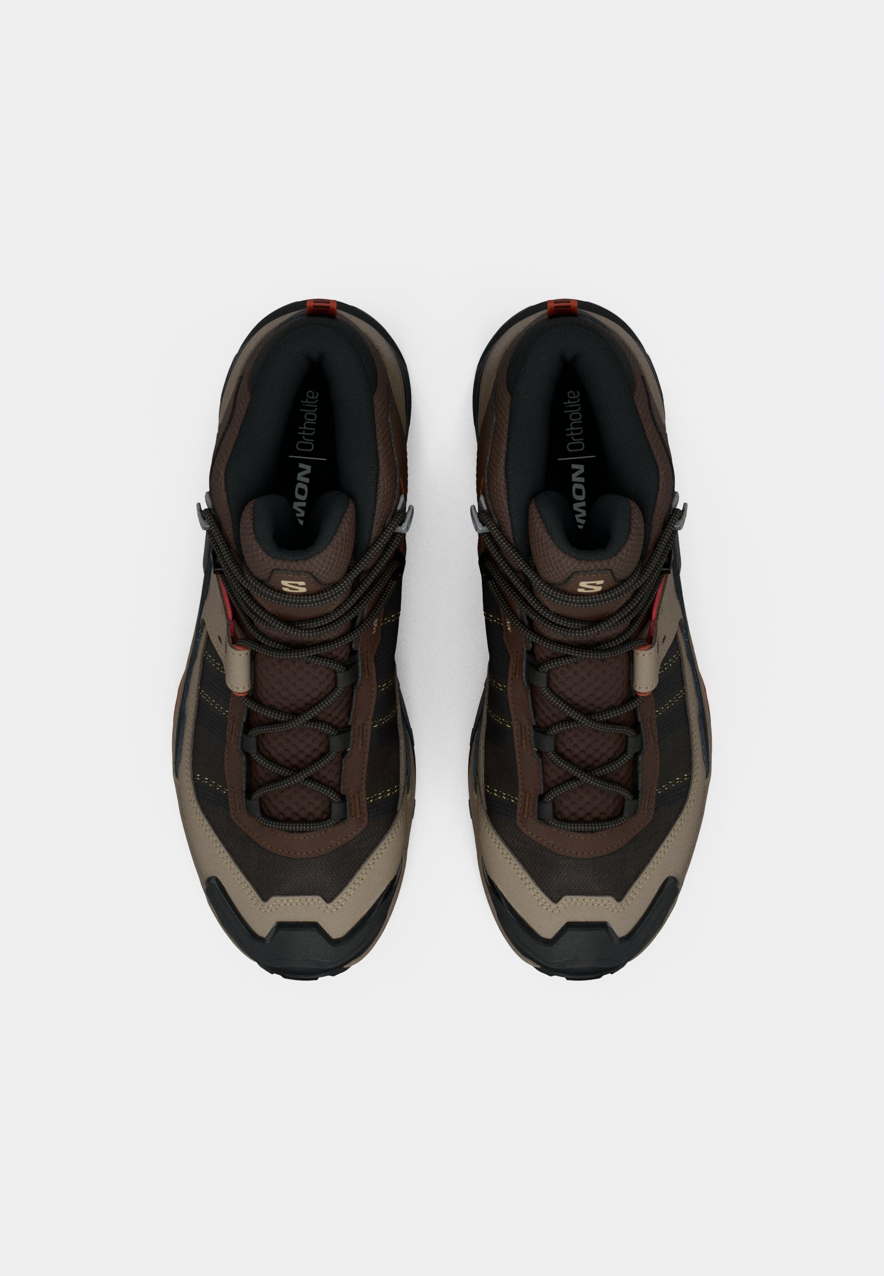 Salomon X ULTRA 5 MID GTX - Hikingschuh - black coffee/walnut