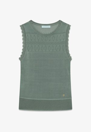 Guess, SL CN AVERY TANK TOP SWTR - Top - gl light emerald
