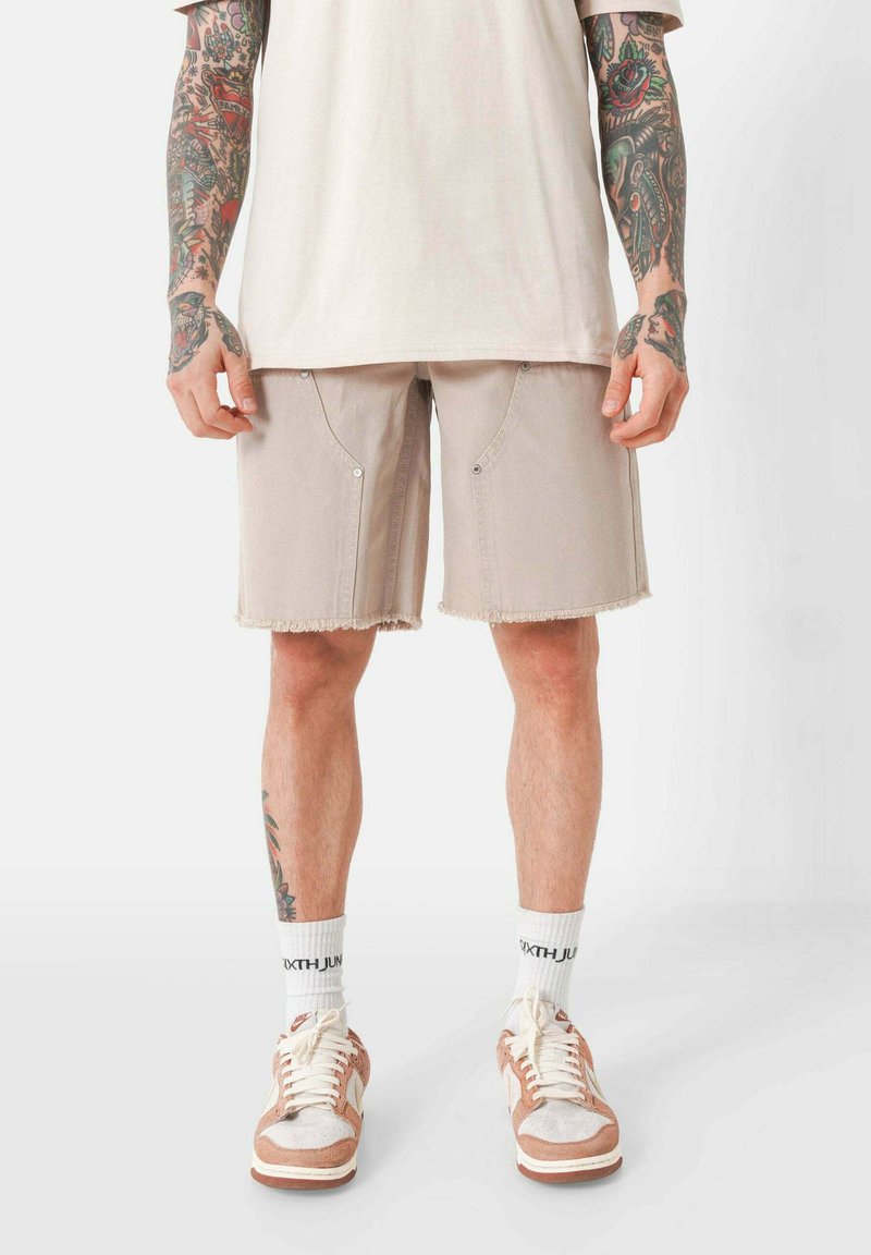 Sixth June CARPENTER - Jeansshort - beige