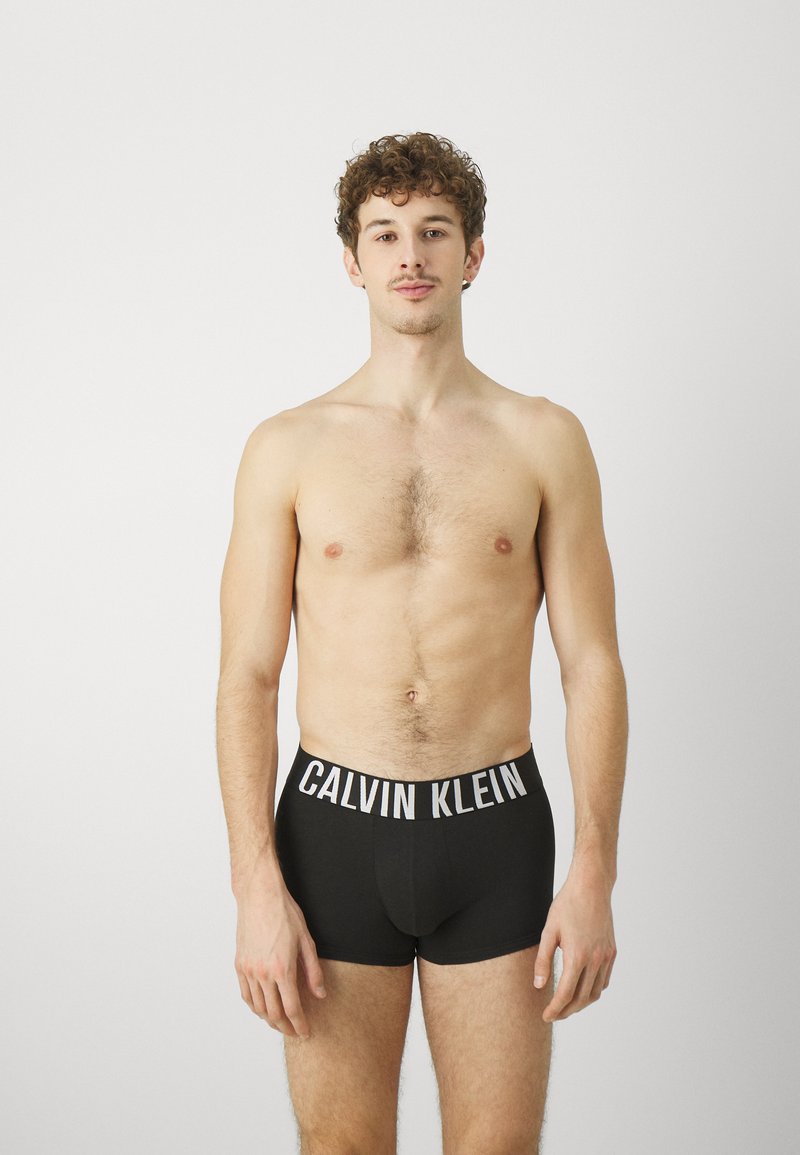Calvin Klein Underwear TRUNK 3 PACK INTENSE POWER COTTON - Trunks - black/grey heather/white