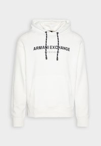 Armani Exchange Felpa con cappuccio - off-white