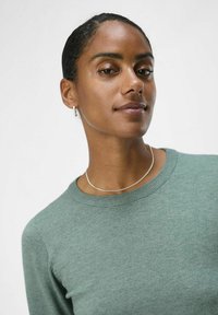 Object OBJTHESS LS O-NECK - Jersey de punto - dark forest
