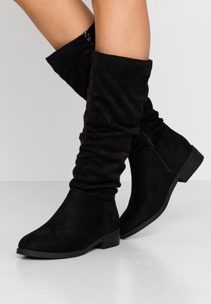 New Look Wide Fit Vysoká obuv - black