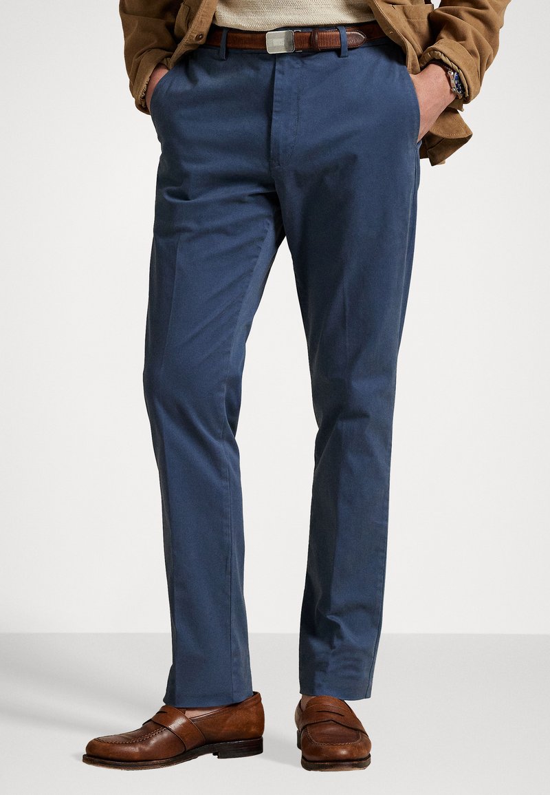 Polo Ralph Lauren - JARRETT STRETCH SLIM FIT PANT - Chino stiliaus kelnės - blue corsair, Padidinti
