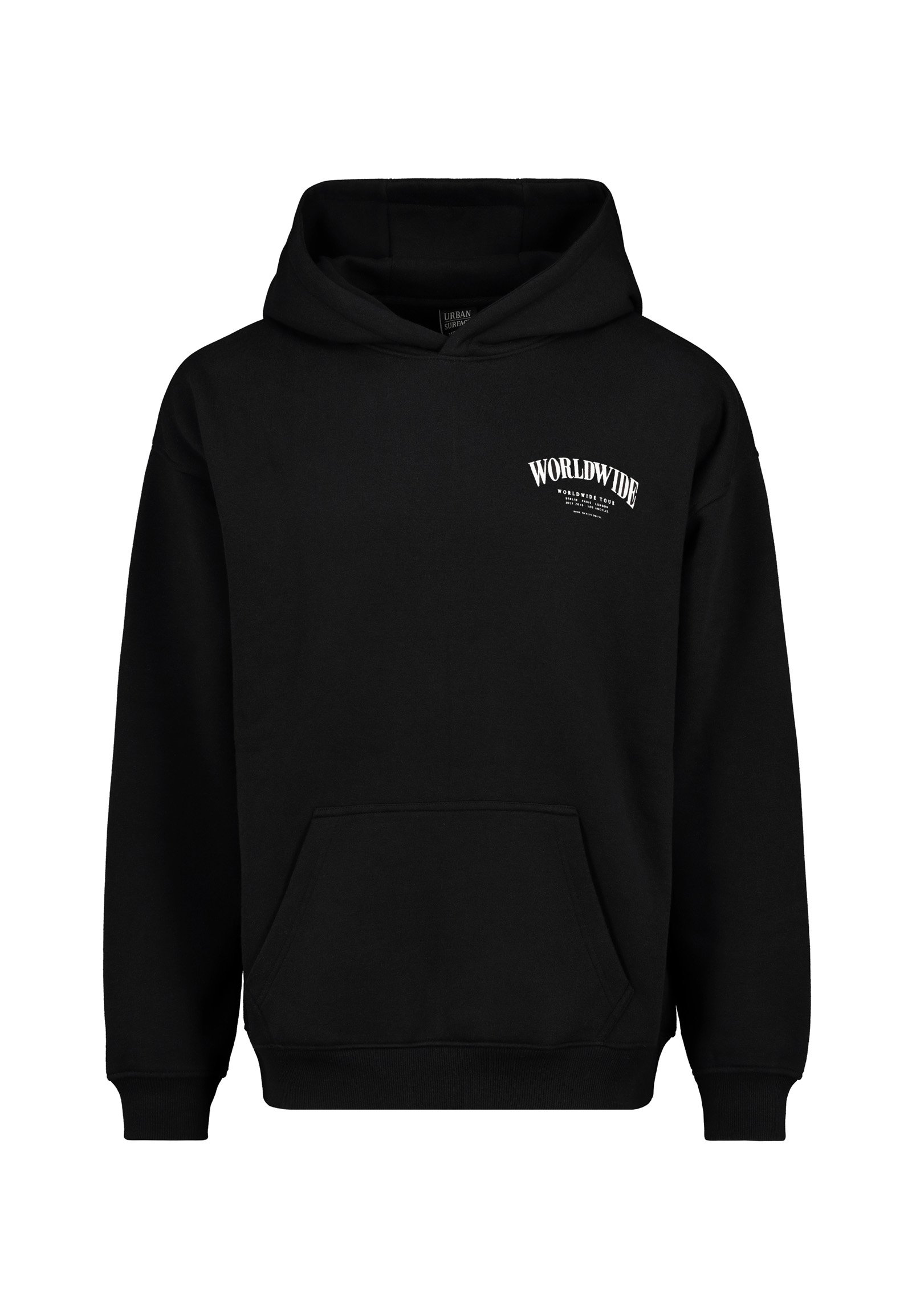Sublevel MIT BACKPRINT - Hoodie - black/zwart - Zalando.nl