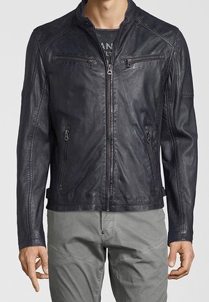 Lederjacke - blue