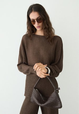 Massimo Dutti Trui - dark brown
