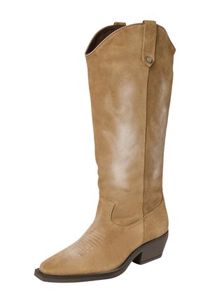WESSEL - Stivaletti texani / biker - taupe suede