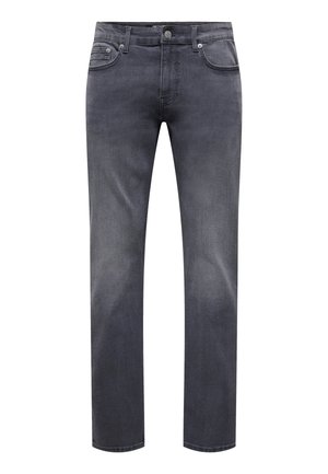WEFT LANGE  - Slim fit jeans - dunkelgrau