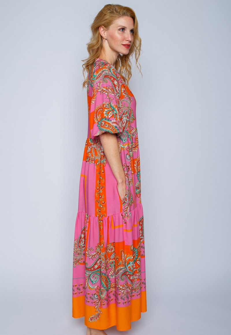 chinese dress ladies Emily Maxi Dress Pink Floral
